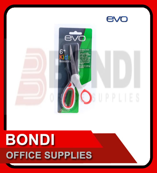 EVO 6-inch Kids Scissors PP+TPR handle