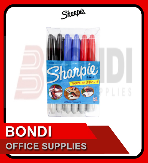Sharpie Fine Point 12ct- Basic Colors