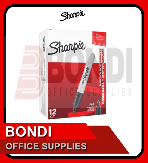 Super Sharpie Fine Point Marker (Box of 12s)